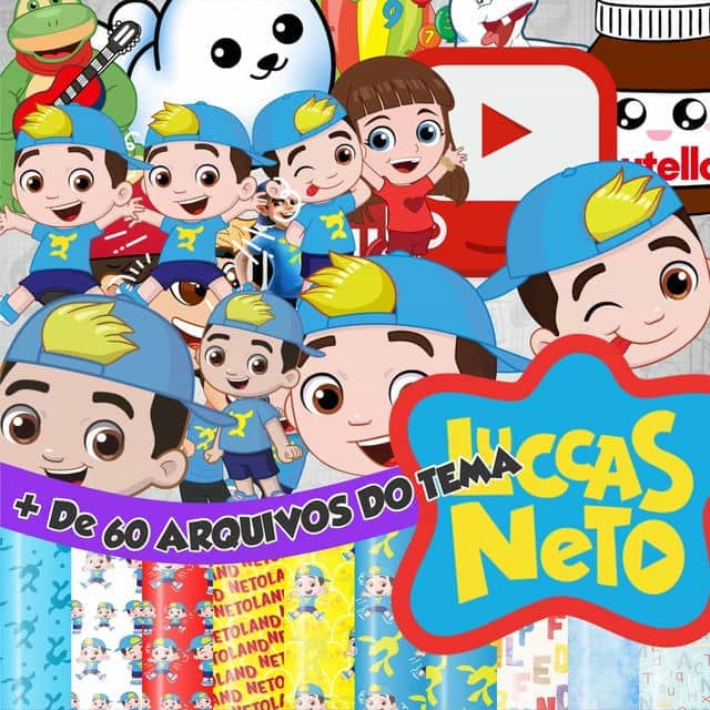 Kit Digital Luccas Neto Desenho 01 Png - Festas Infantil